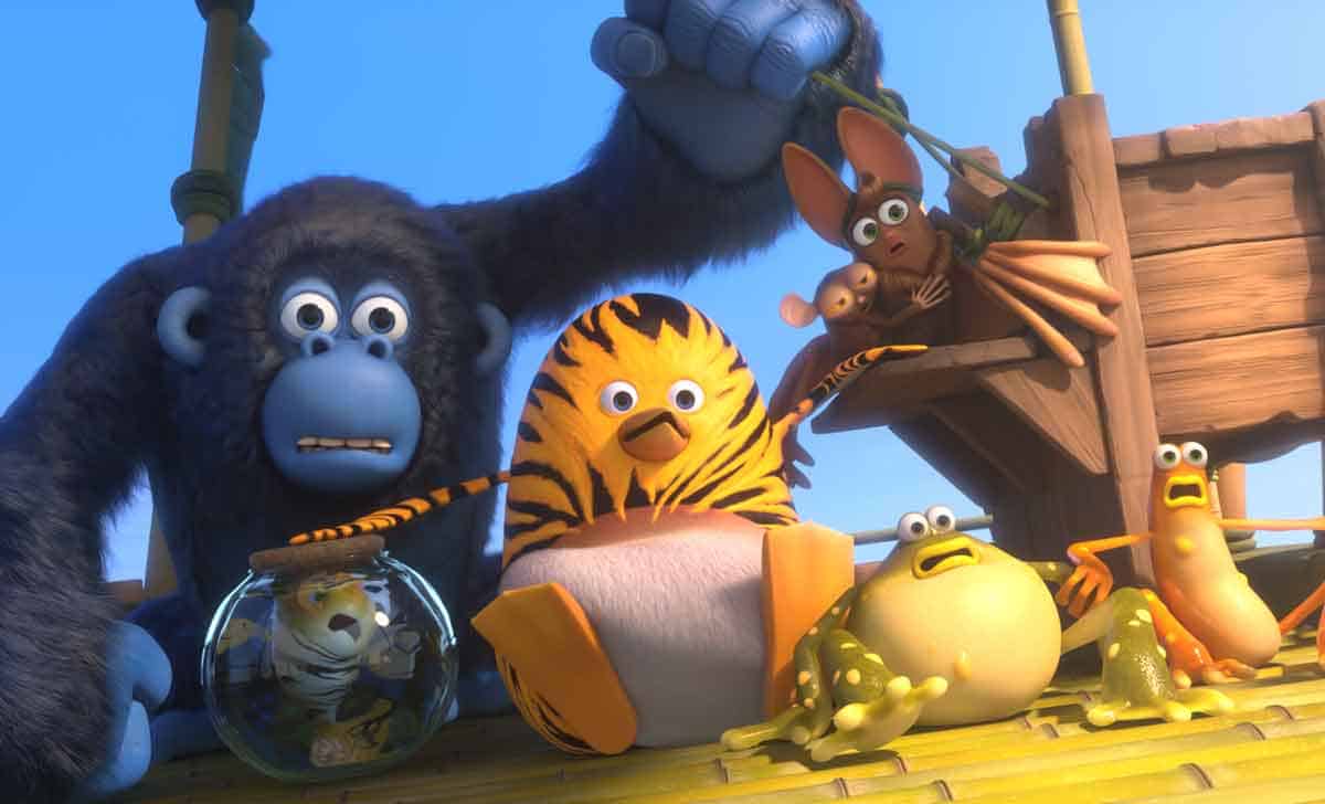 fotograma de la película de animación pandilla al rescate