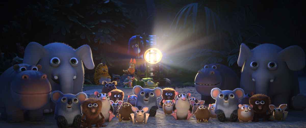 Fotograma de la película de animación Pandilla al rescate