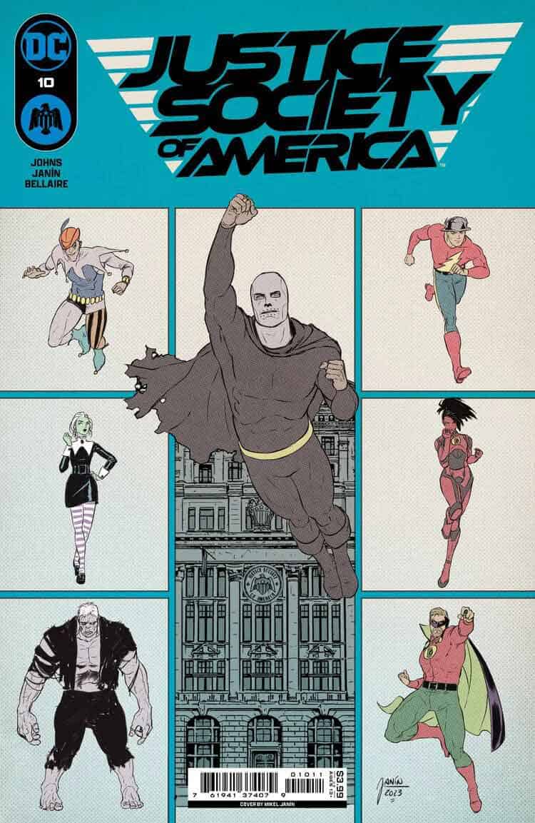 portada del número 10 de dc comics justice society of america que saldrá a la venta en junio