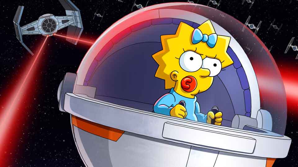 maggie simpson en casi rogue one