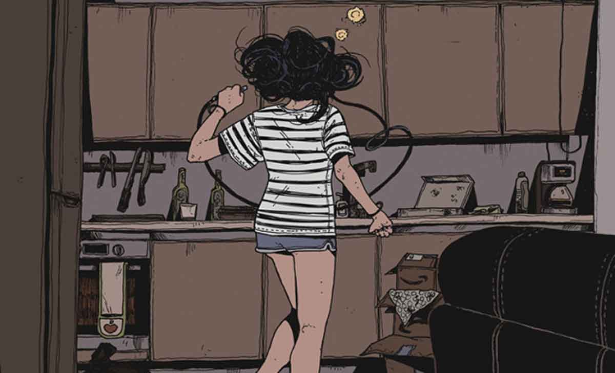 se está muy sola en el centro de la tierra de cómic de zoe thorogood