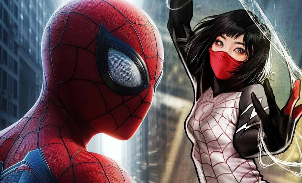 spider-man y silk de marvel