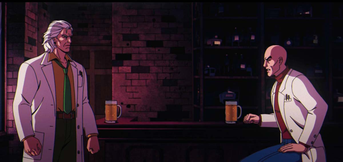 Enfrentamiento Charles Xavier con Magneto