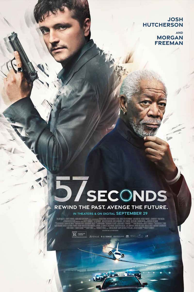 57 seconds - película de ciencia ficción de 2023 que mezcla tecnología y viajes temporales