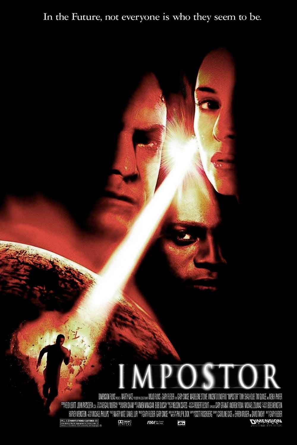 película de ciencia ficción impostor (infiltrado) de 2001