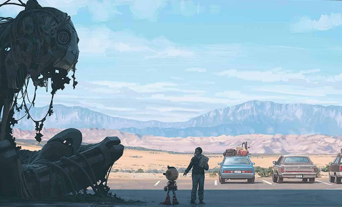 the electric state - novela gráfica de ciencia ficción