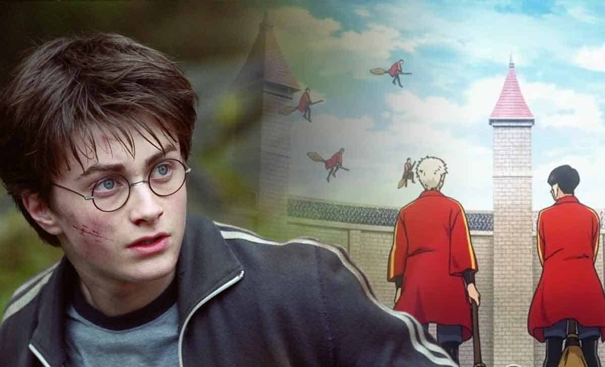 saga de harry potter y el anime mashle: magic and muscles