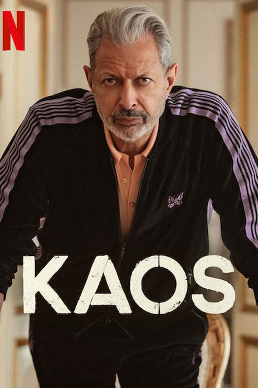 Jeff Goldblum como Zeus en Kaos de Netflix