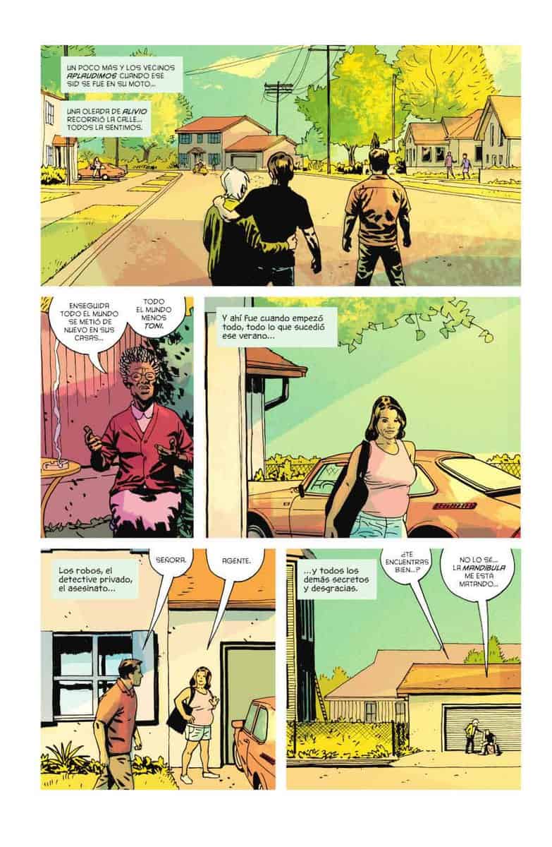 donde vi el cadáver