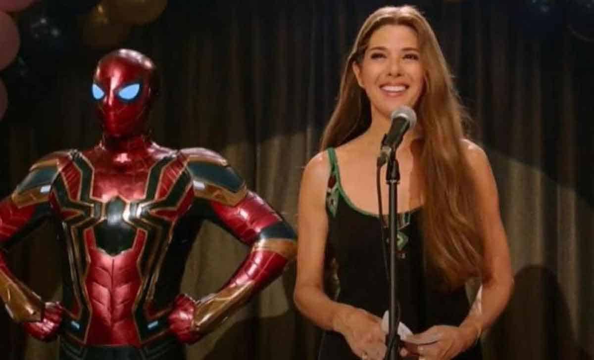 marisa tomei confiesa lo que vio entre tom holland y zendaya