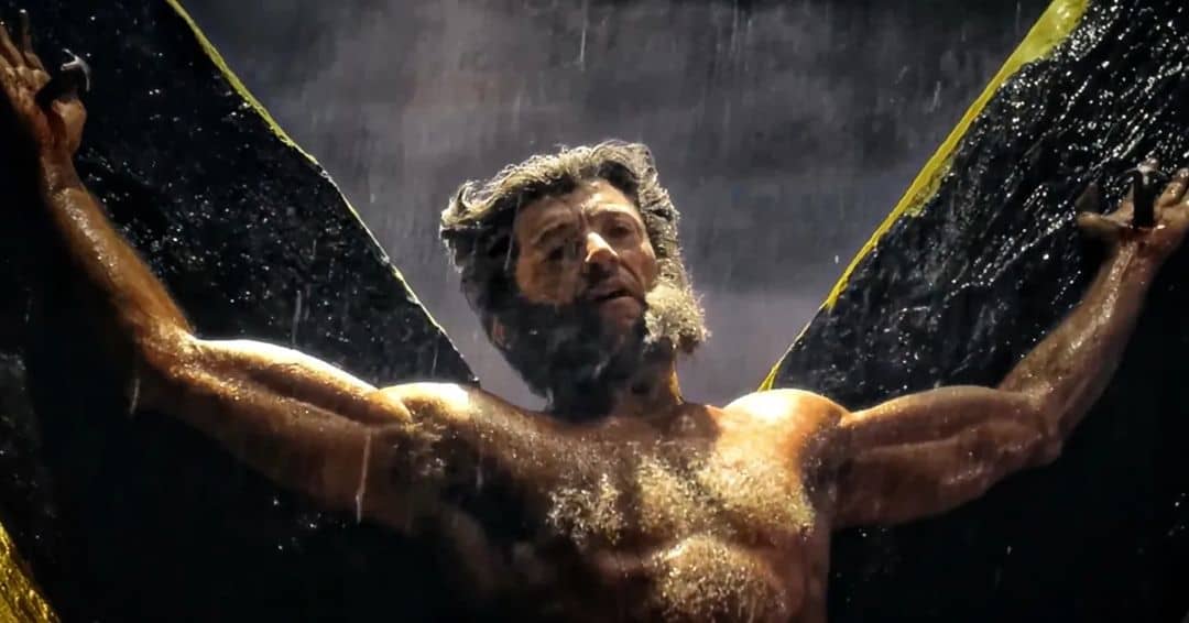 Wolverine crucificado