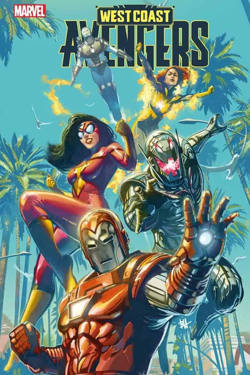 West Coast Avengers los vengadores de Marvel