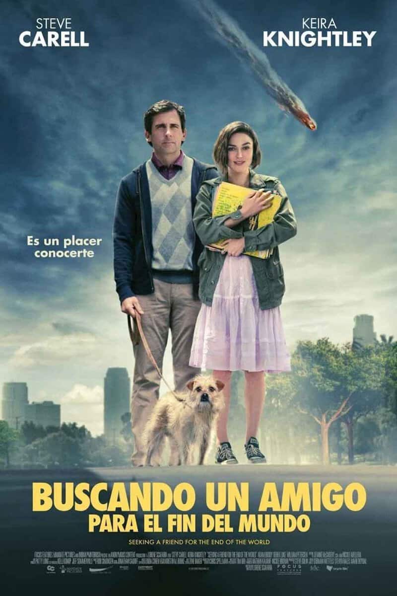 película de ciencia ficción seeking a friend for the end of the world (buscando un amigo para el fin del mundo)