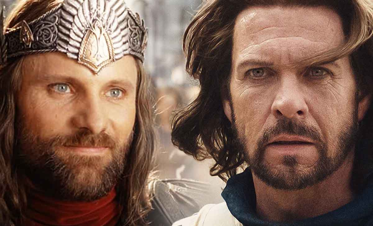 los anillos de poder elendil y aragorn