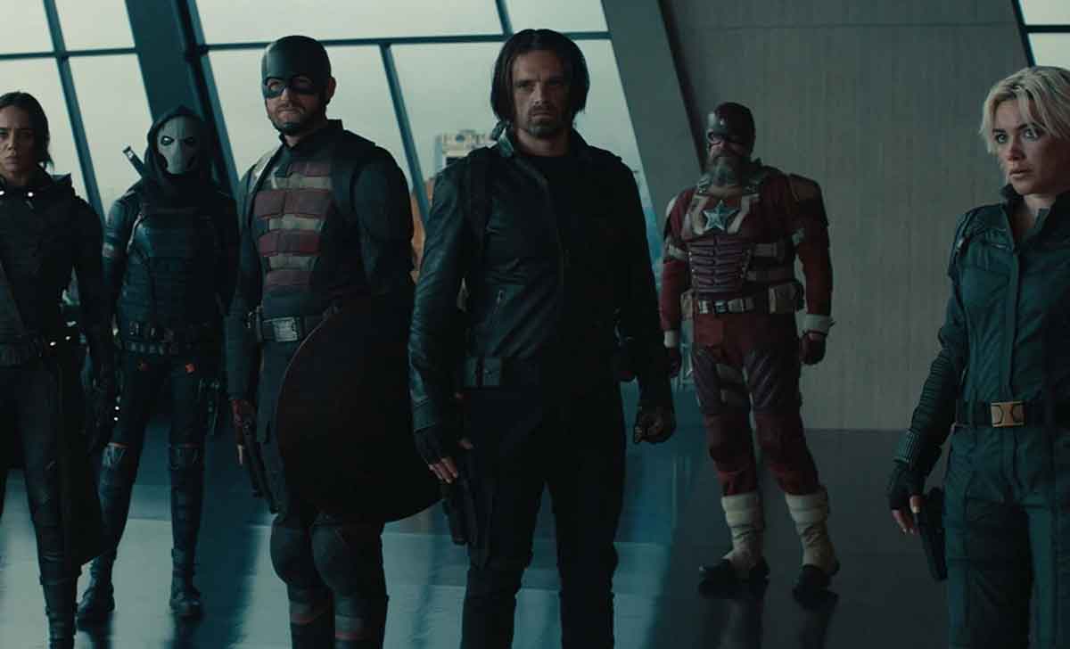 Thunderbolts trailer poster 2025 equipo