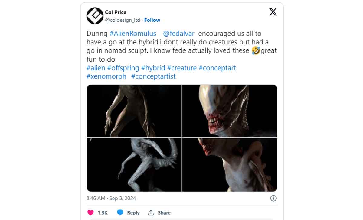 alien romulus xenomorfo final