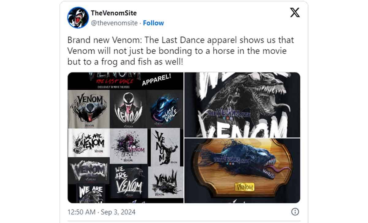 promoción de Venom: The Last Dance