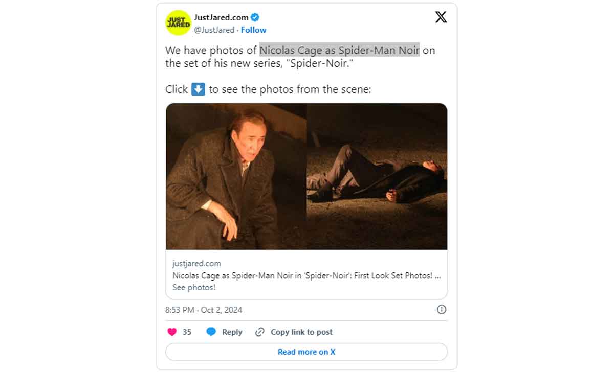 Nicolas Cage como Spider-Man