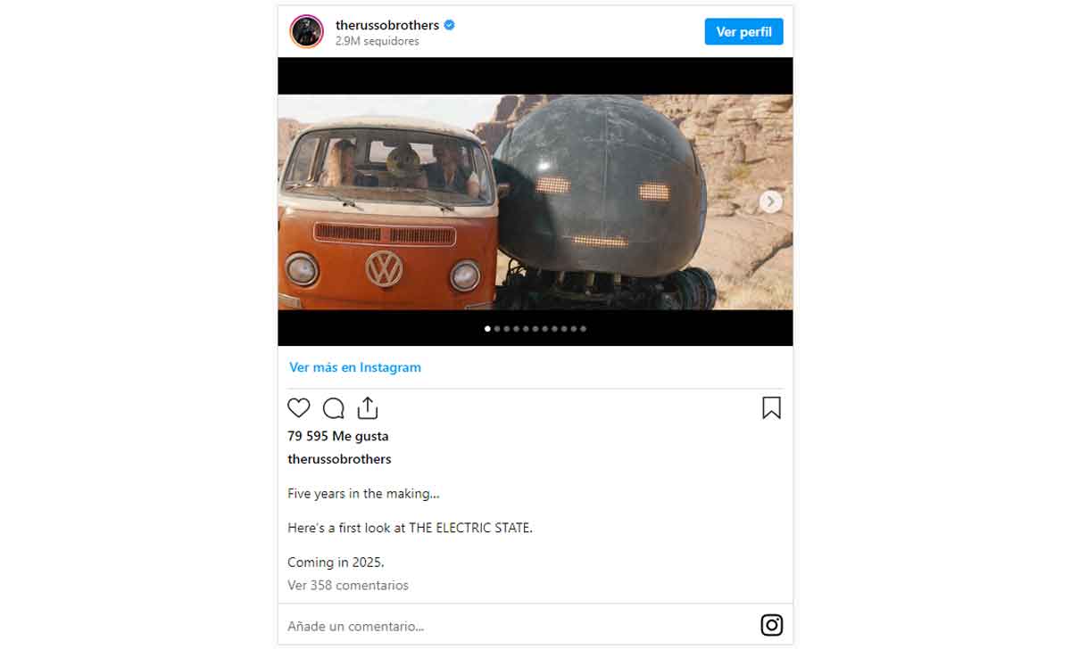 The Electric State Netflix primeras imágenes