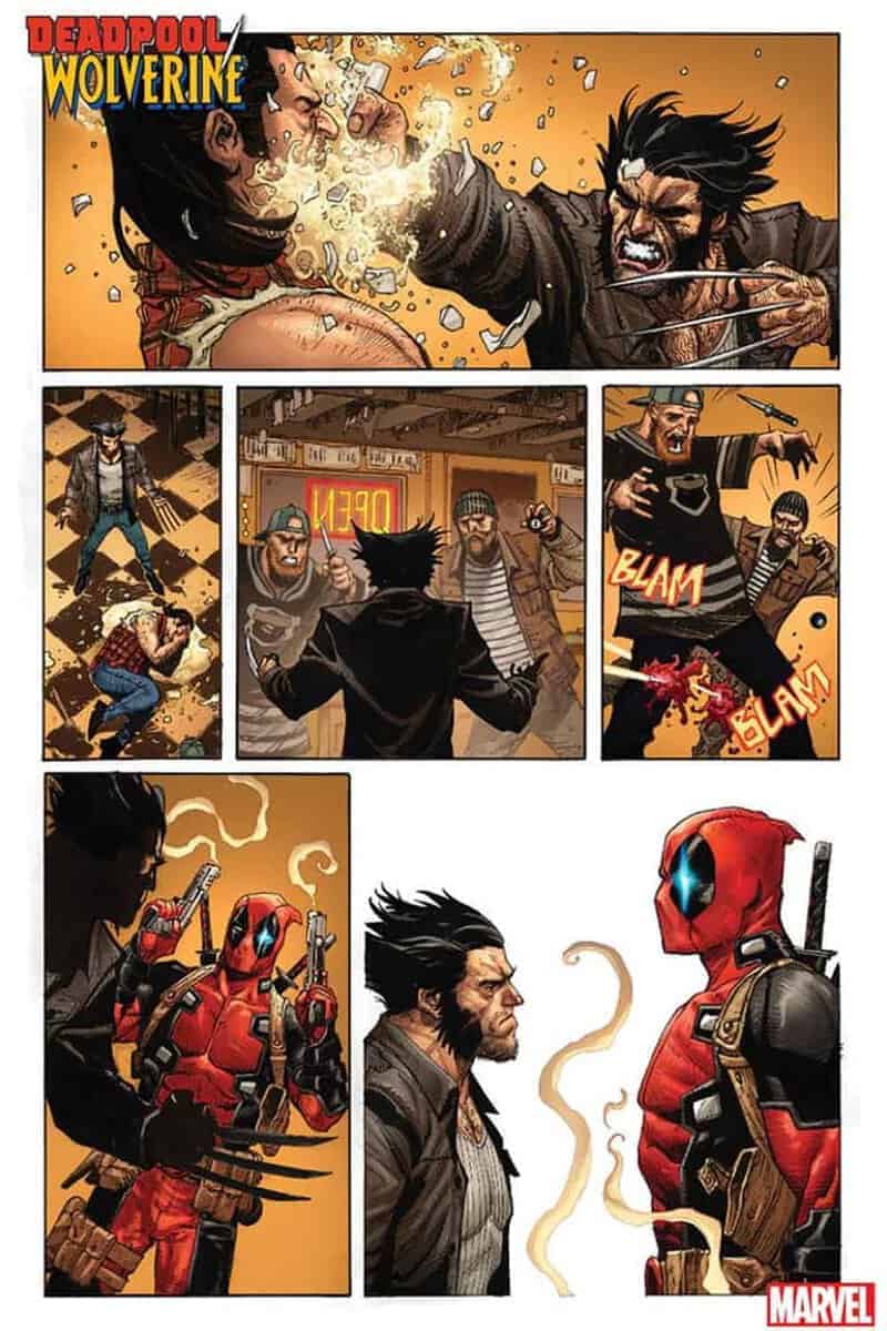 Deadpool y Wolverine Marvel Comics