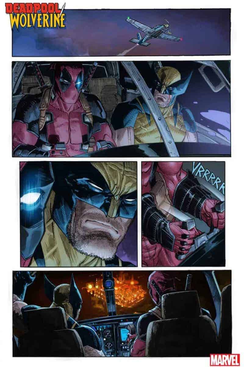 Deadpool y Wolverine Marvel Comics