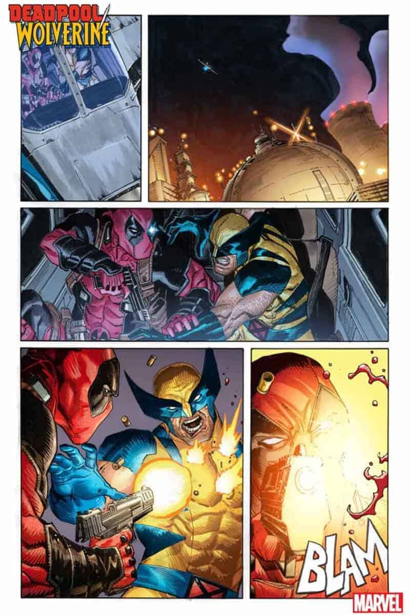 Deadpool y Wolverine Marvel Comics