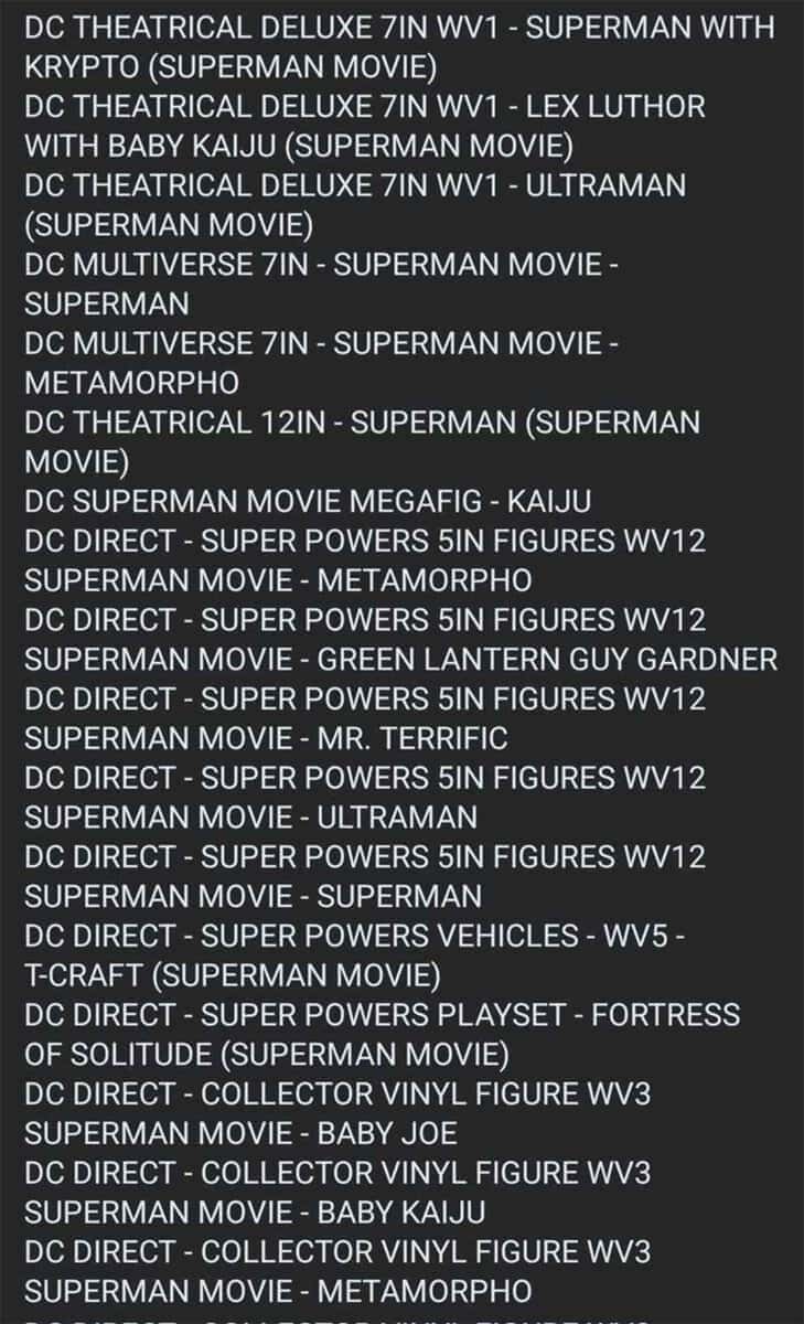 filtraciones superman película 2025