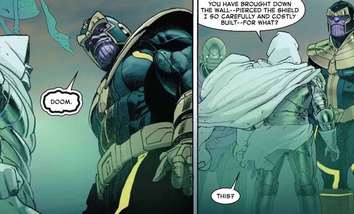 Thanos y Doctor Doom