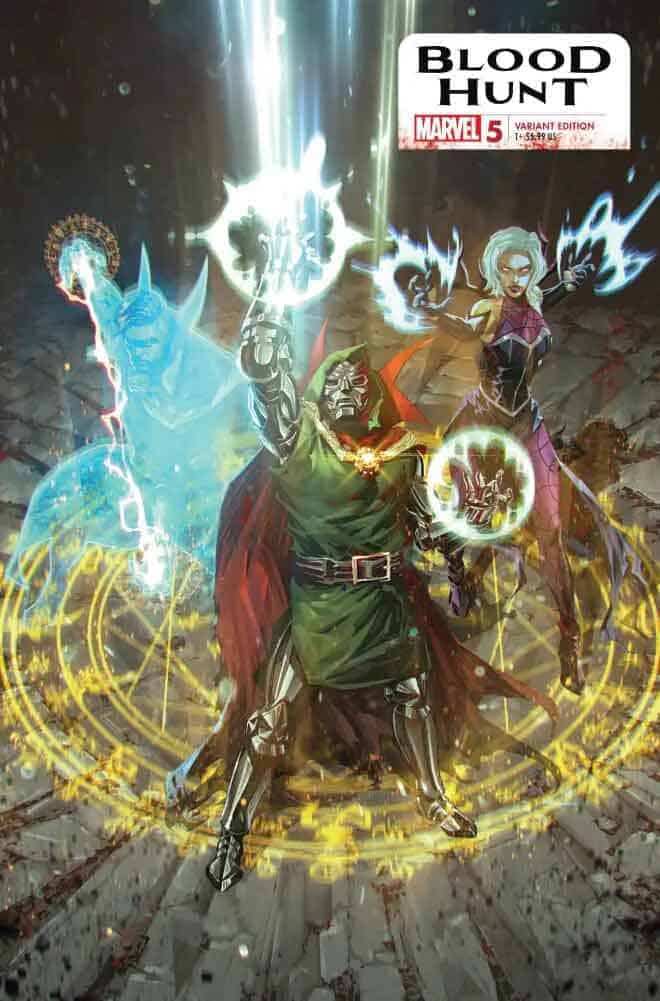 Revelamos las peleas más legendarias entre Doctor Doom y los Vengadores blood hunt: doctor doom como hechicero supremo