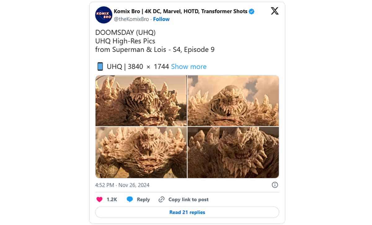 Doomsday en Superman and Lois