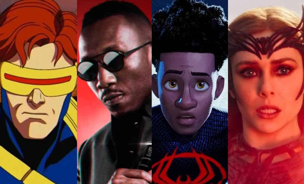 Marvel Studios X-Men Blade Miles Morales y Bruja Escarlata