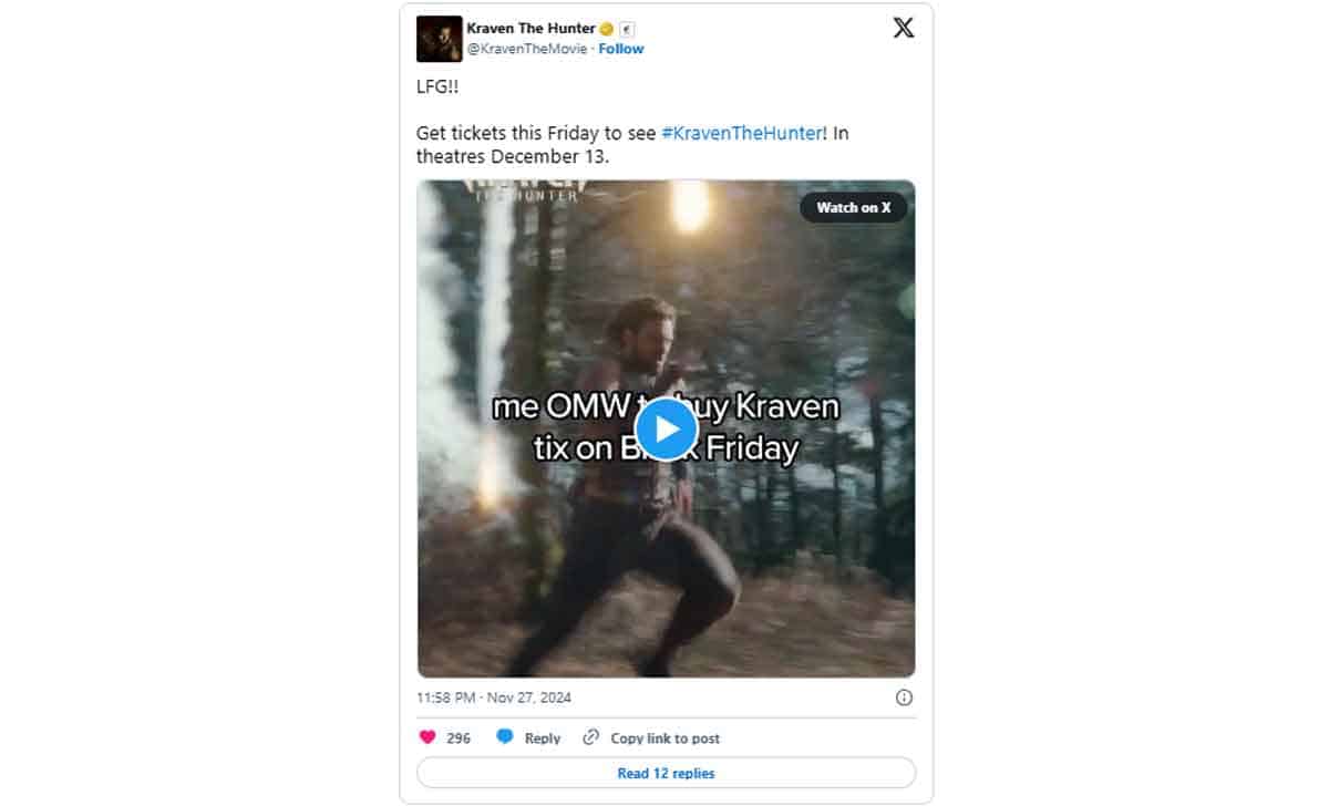 Kraven el cazador mucha acción