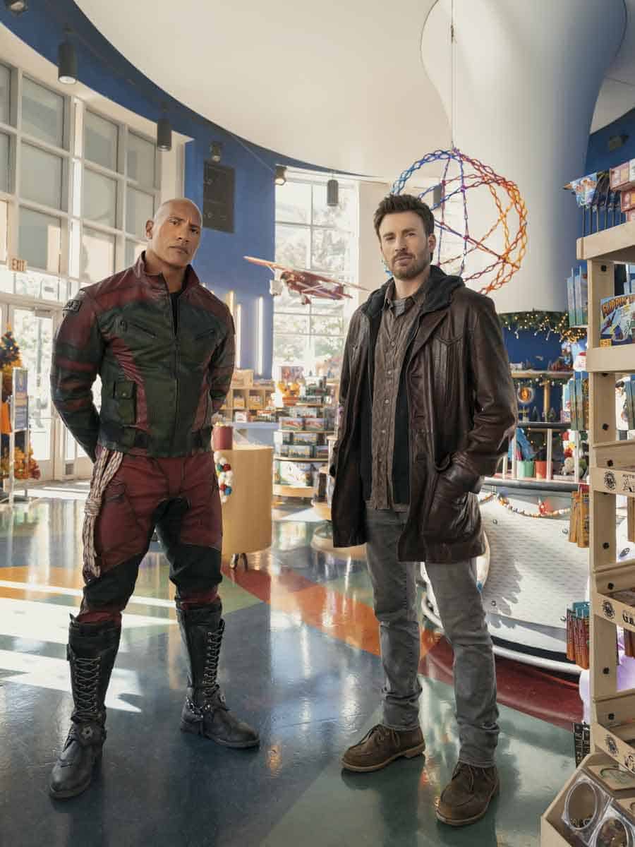 fracaso en taquilla, rompe récords en prime video. red one chris evans y dwayne johnson