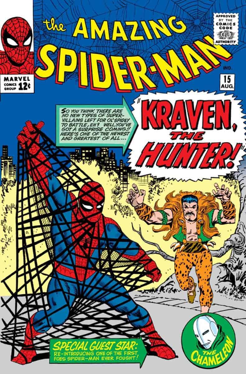 Primera aparición de Kraven el Cazador