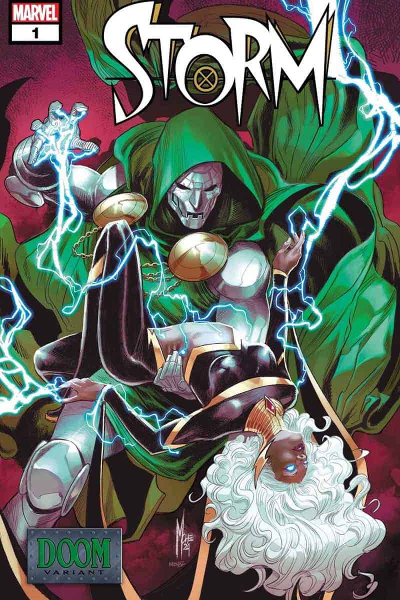 doctor doom y tormenta marvel