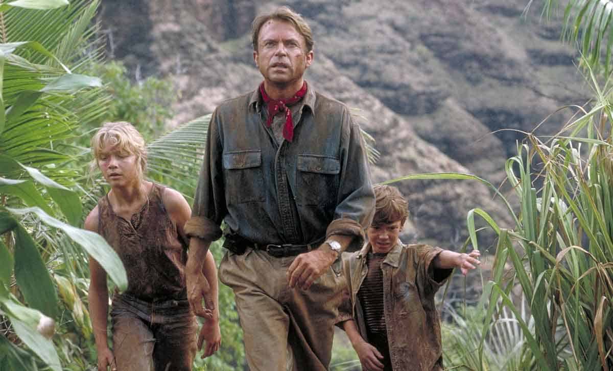 escena de parque jurásico