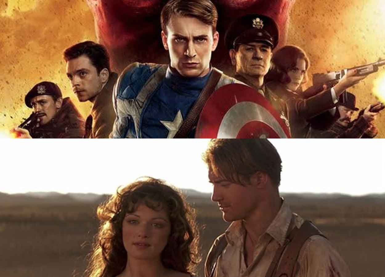 capitán américa: el primer vengador (2011) y la momia (1999)