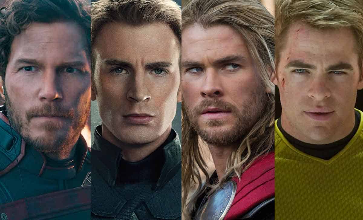 chris pratt chris evans chris hemsworth chris pine