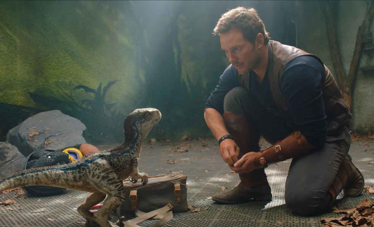 chris pratt en jurassic world