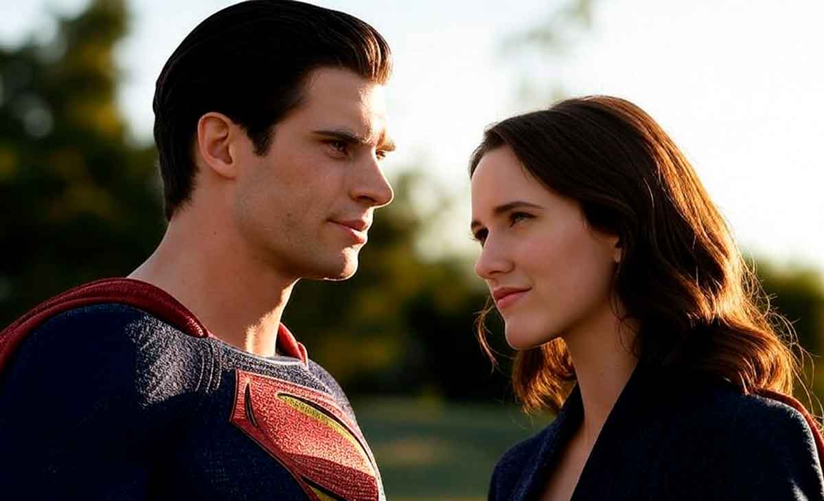rachel brosnahan y david corenswet - superman