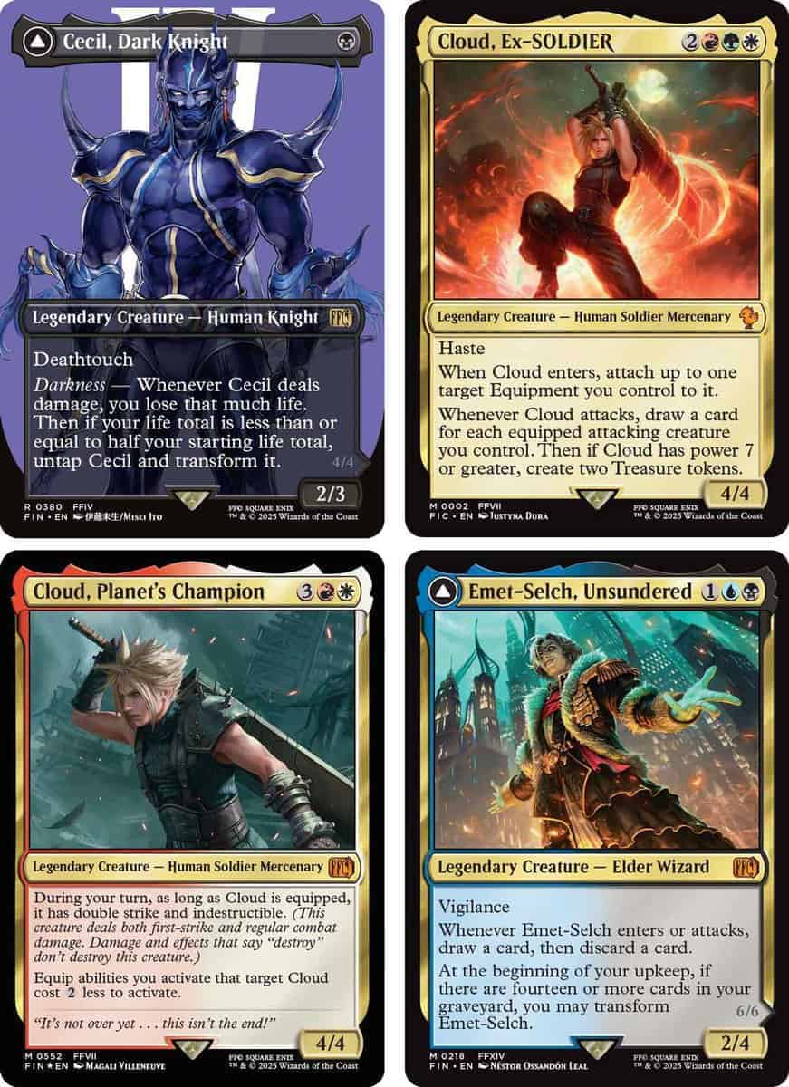 Magic: The Gathering y FINAL FANTASY se unen en una épica colección de cartas