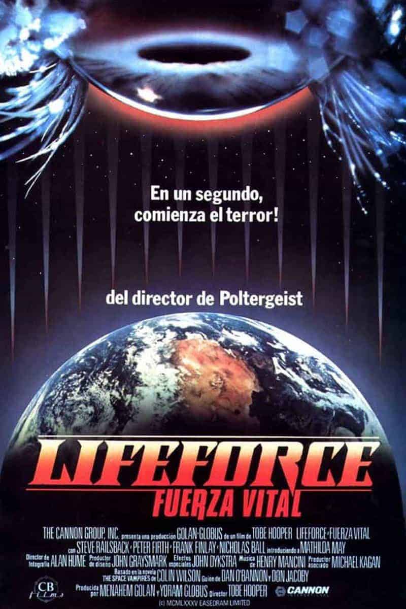 Lifeforce: Fuerza Vital (1985) película de ciencia ficción