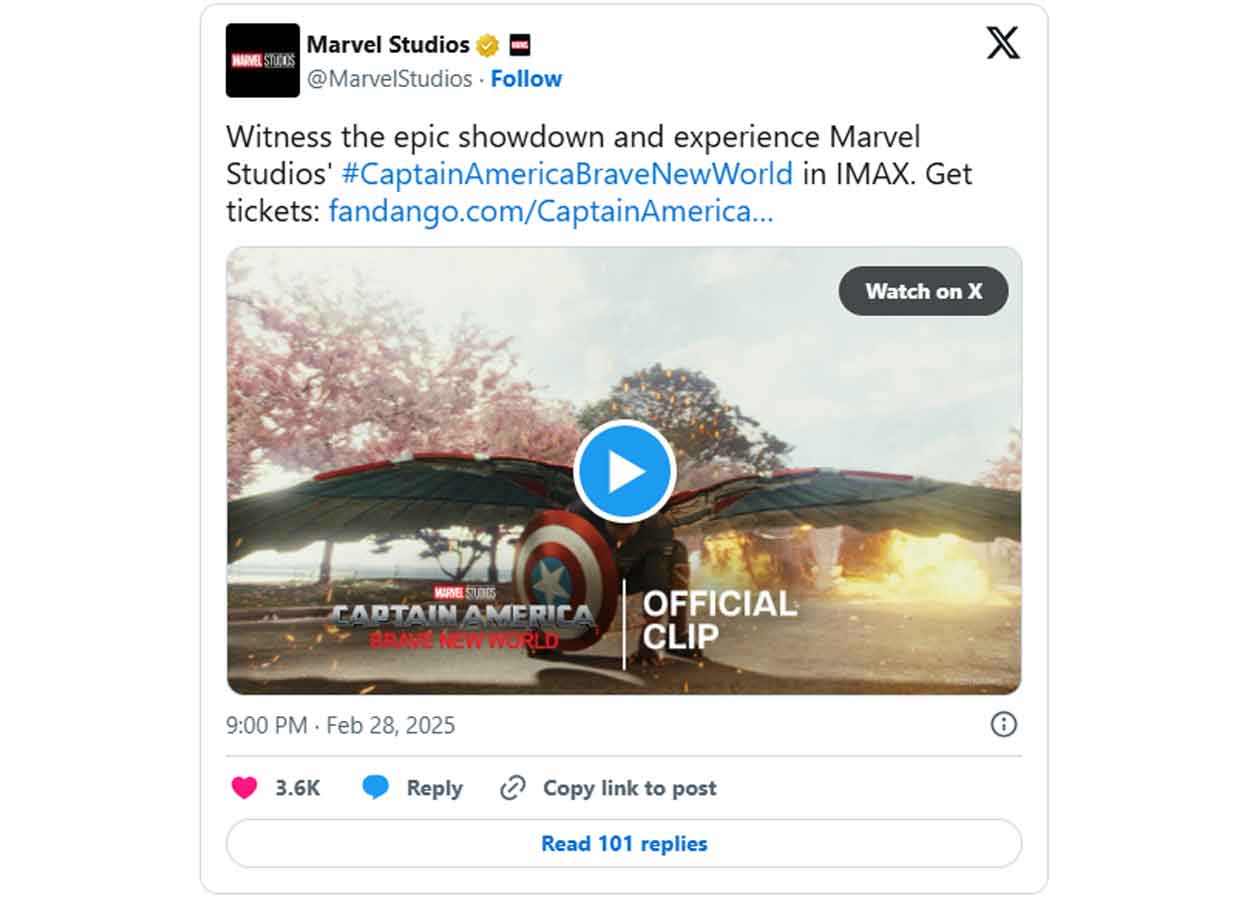 Capitán América: Brave New World ¡Ya puedes ver la gran pelea con Red Hulk!