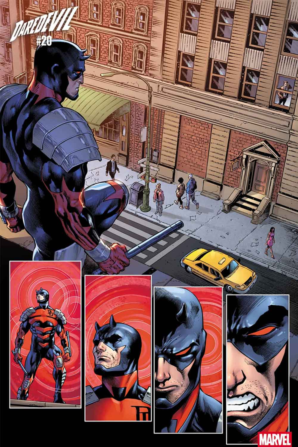 marvel armadura negra de daredevil