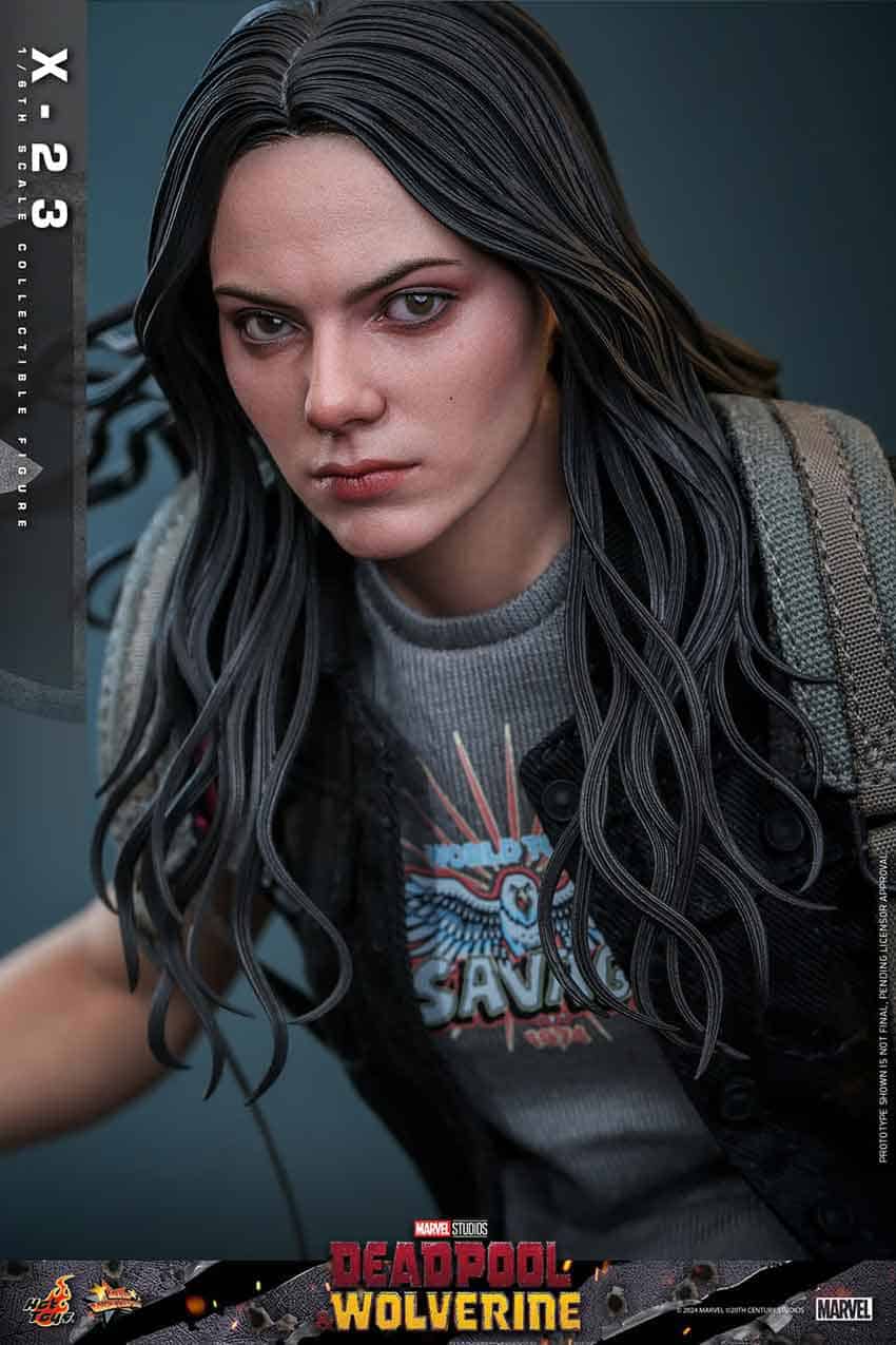 Hot Toys X-23 Dafne Keen Deadpool y Lobezno