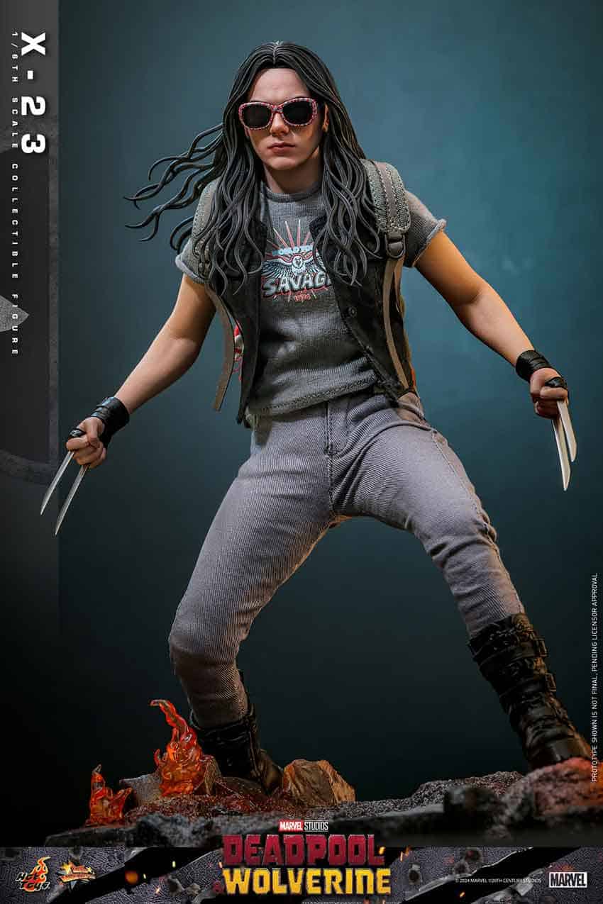 Hot Toys X-23 Dafne Keen Deadpool y Lobezno