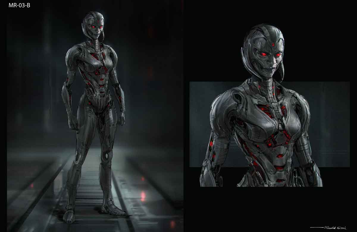 Filtración de concept art de Vengadores: Doomsday revela diseños de Jocasta, la heredera de Ultron jocasta vengadores: doomsday