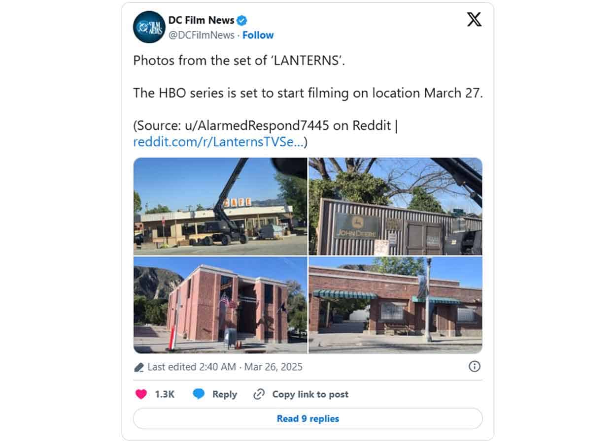 Rodaje de Lanterns 2025