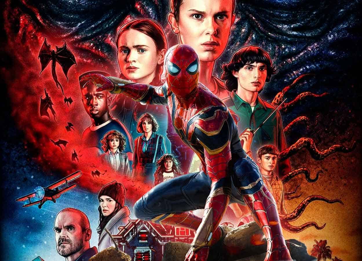 spider-man Stranger Things