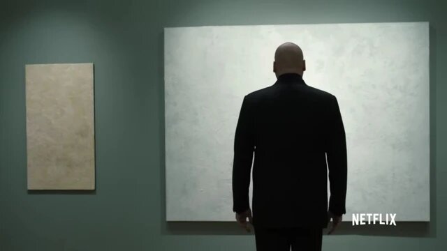 Conejo en una tormenta de nieve